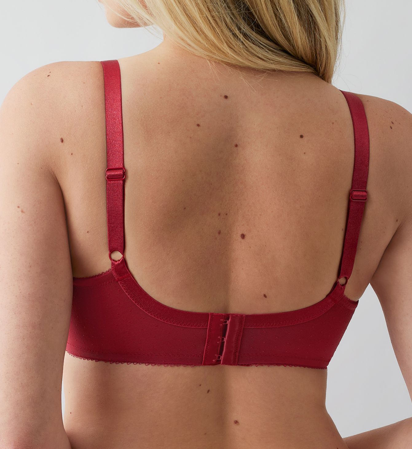 Wacoal Retro Chic Full Figure Underwire Bra Regina Red 36H  - Image 2