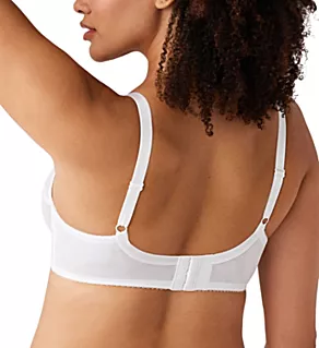 Retro Chic Full Figure Underwire Bra White 34G
