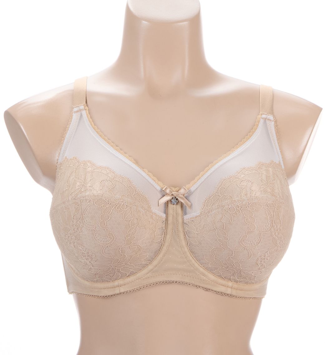 Wacoal Retro Chic Full Figure Underwire Bra Toast 36I  - Image 1