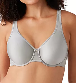 Basic Beauty Full Figure Seamless Underwire Bra Ultimate Grey 44C