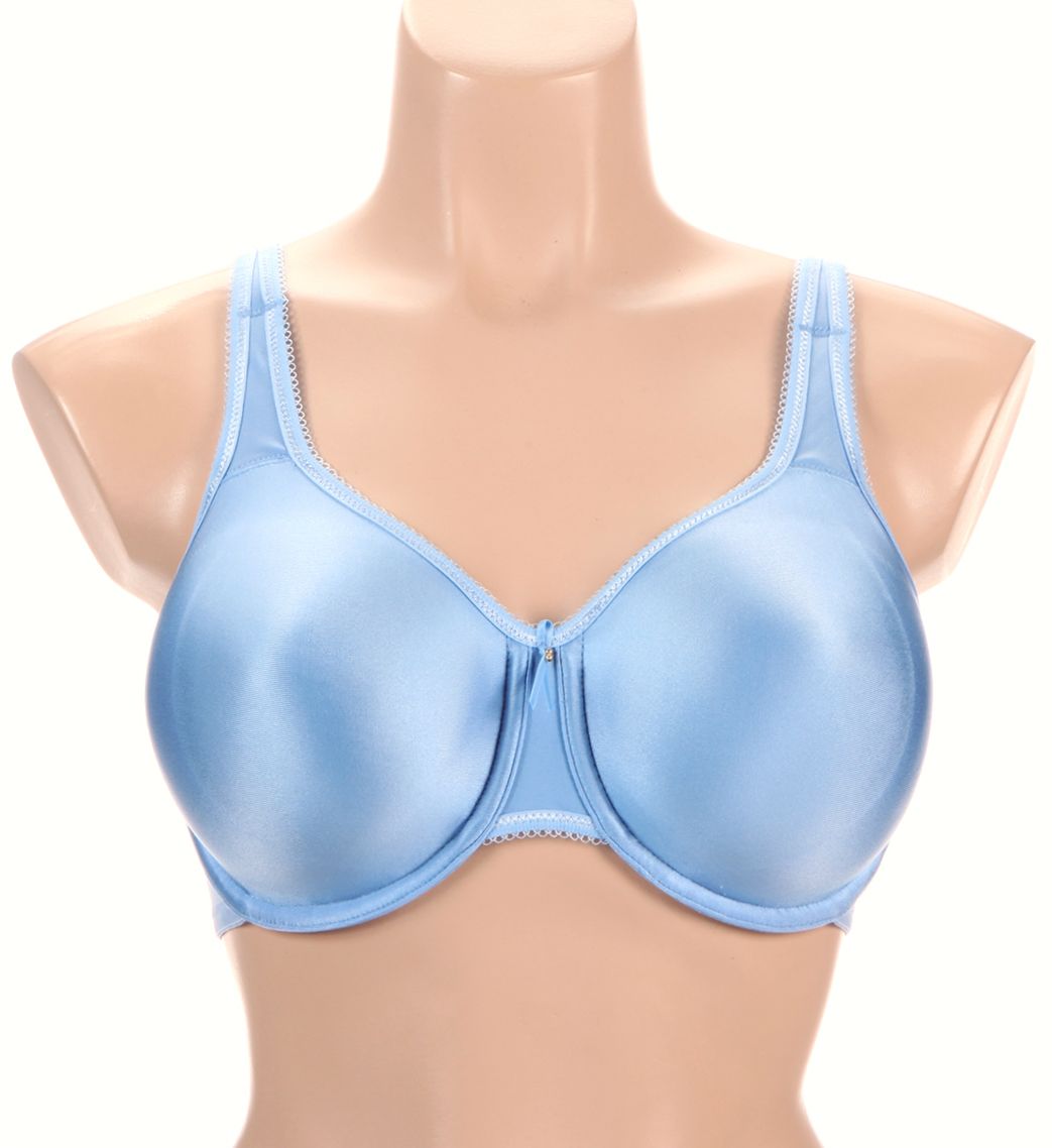 Wacoal Basic Beauty Full Figure Seamless Underwire Bra Bel Air Blue 38H  - Image 1