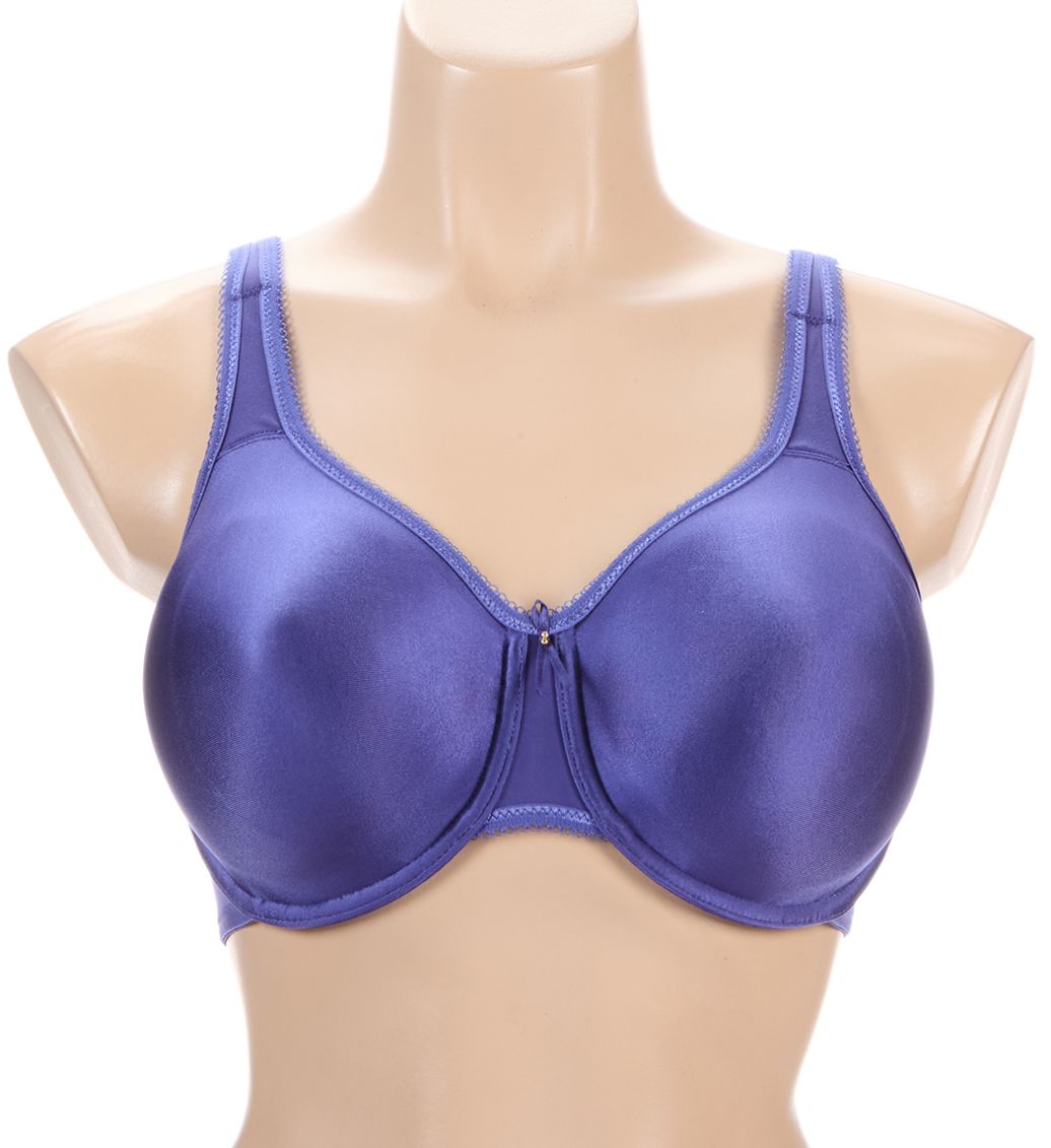 Wacoal Basic Beauty Full Figure Seamless Underwire Bra Skipper Blue 42D  - Image 1