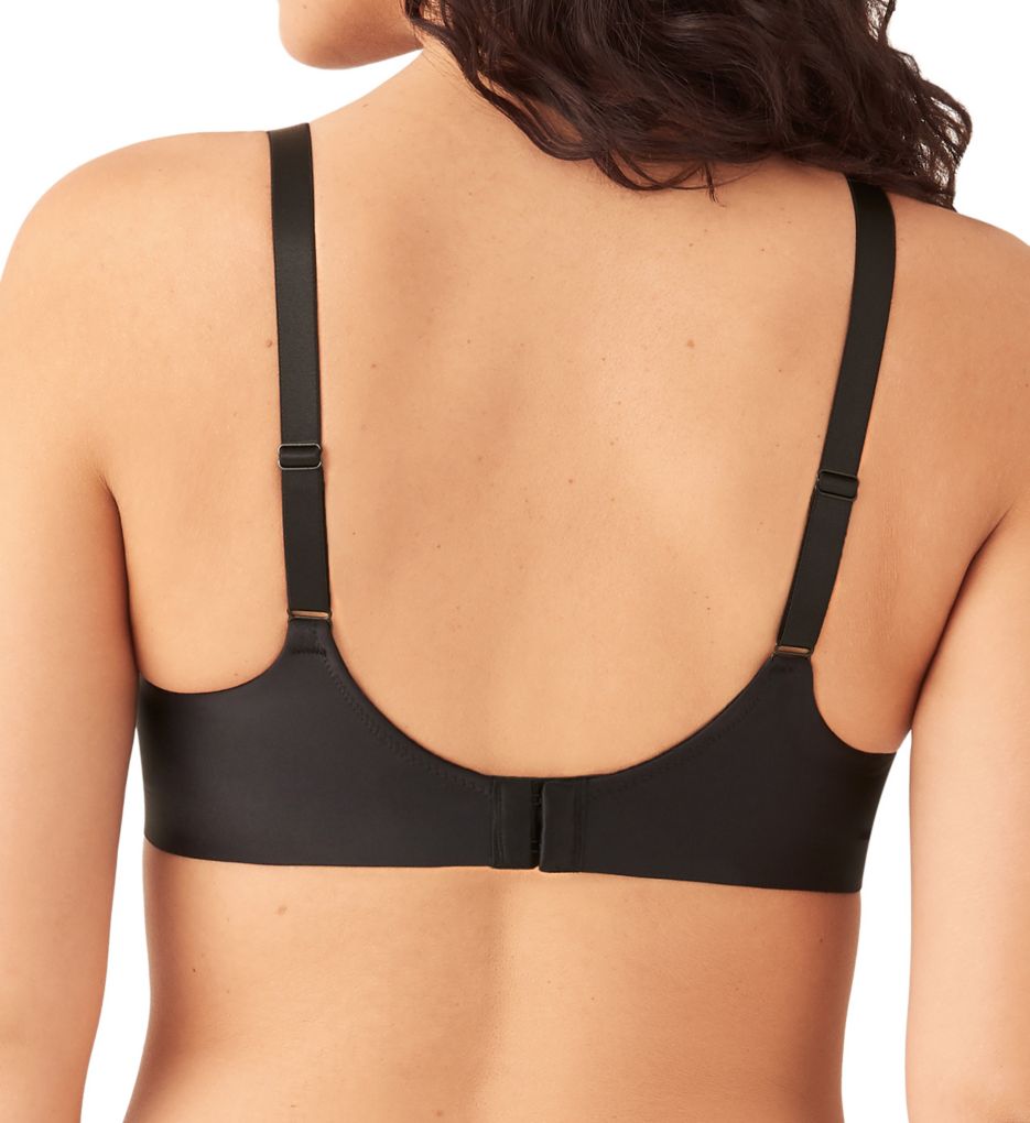 Wacoal Basic Beauty Full Figure Seamless Underwire Bra in Black (855192), Size  38D, HerRoom.com