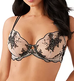 Midnight Soiree Underwire Bra Caviar 34DDD