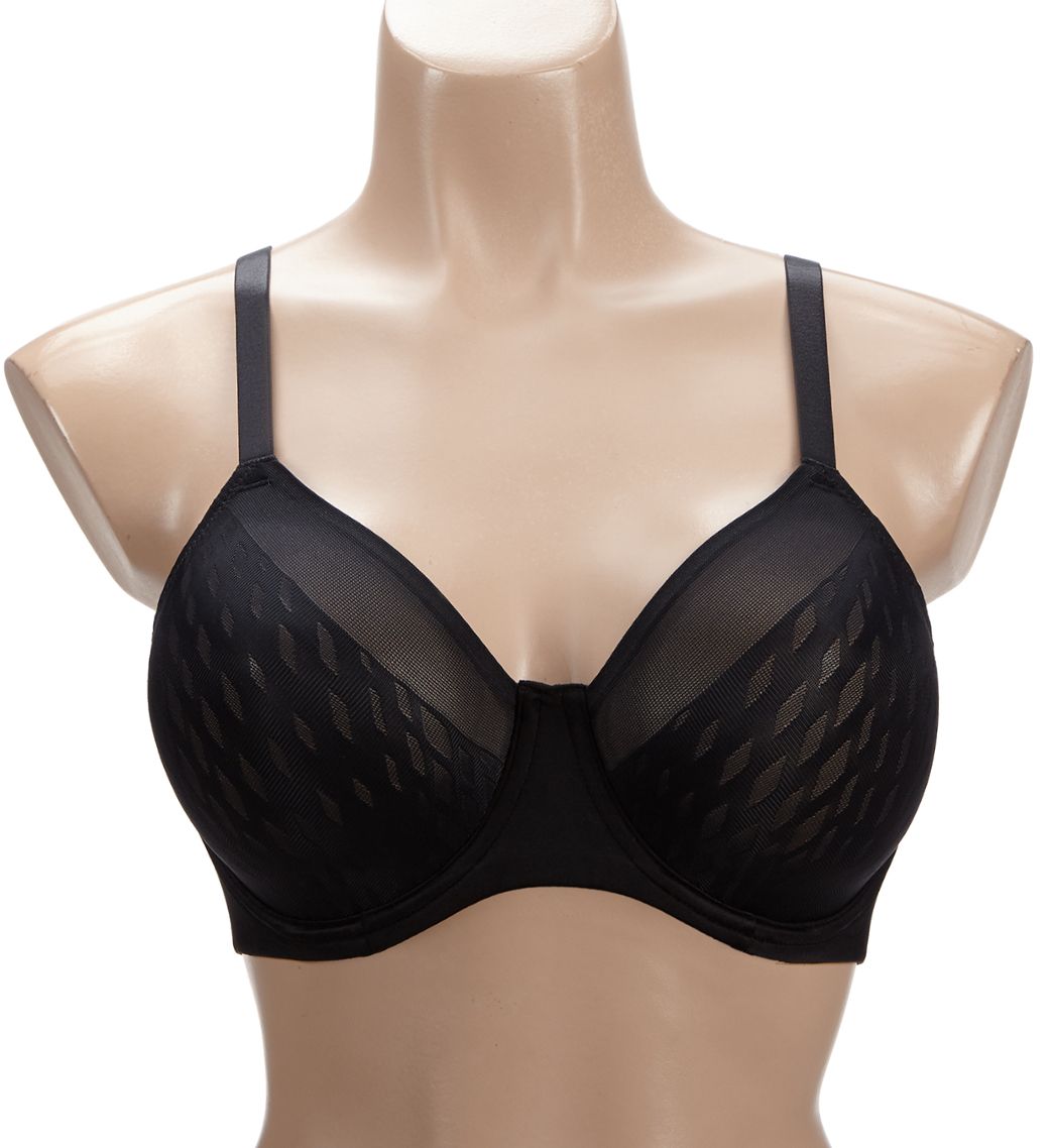Wacoal Elevated Allure Full Figure Underwire Bra Black 34DD  - Image 1