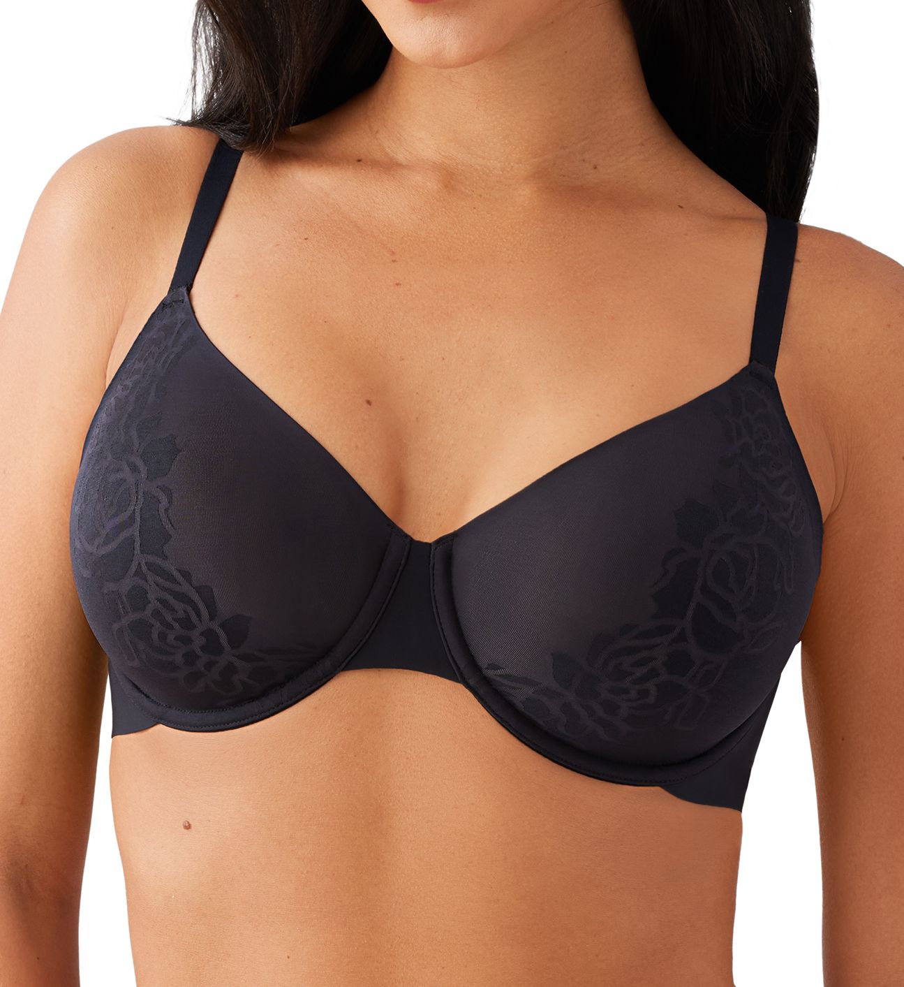 Wacoal Women's Confidence Boost Underwire Bra in Black | Size: 36DDD | HerRoom.com