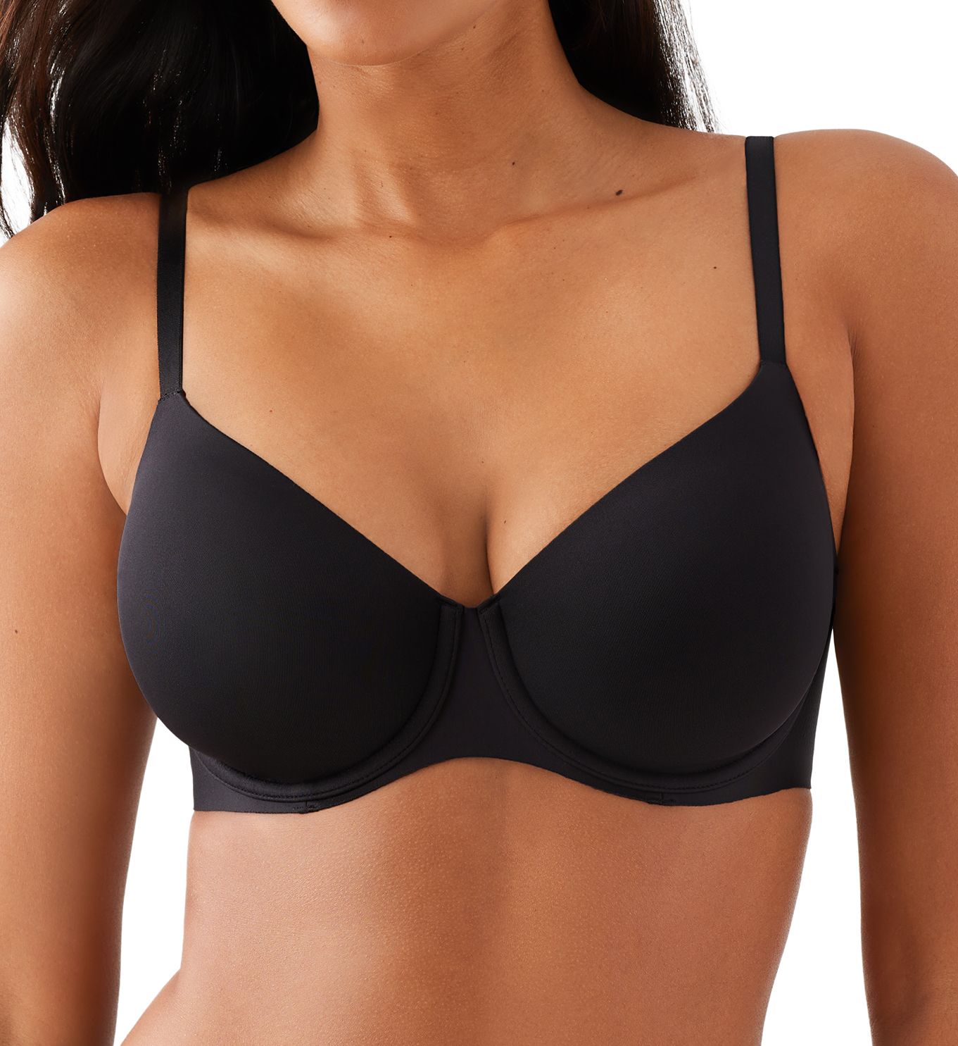 Wacoal Women's Sleek Standard Smoothing Underwire Bra in Black | Size: 32DDD | HerRoom.com