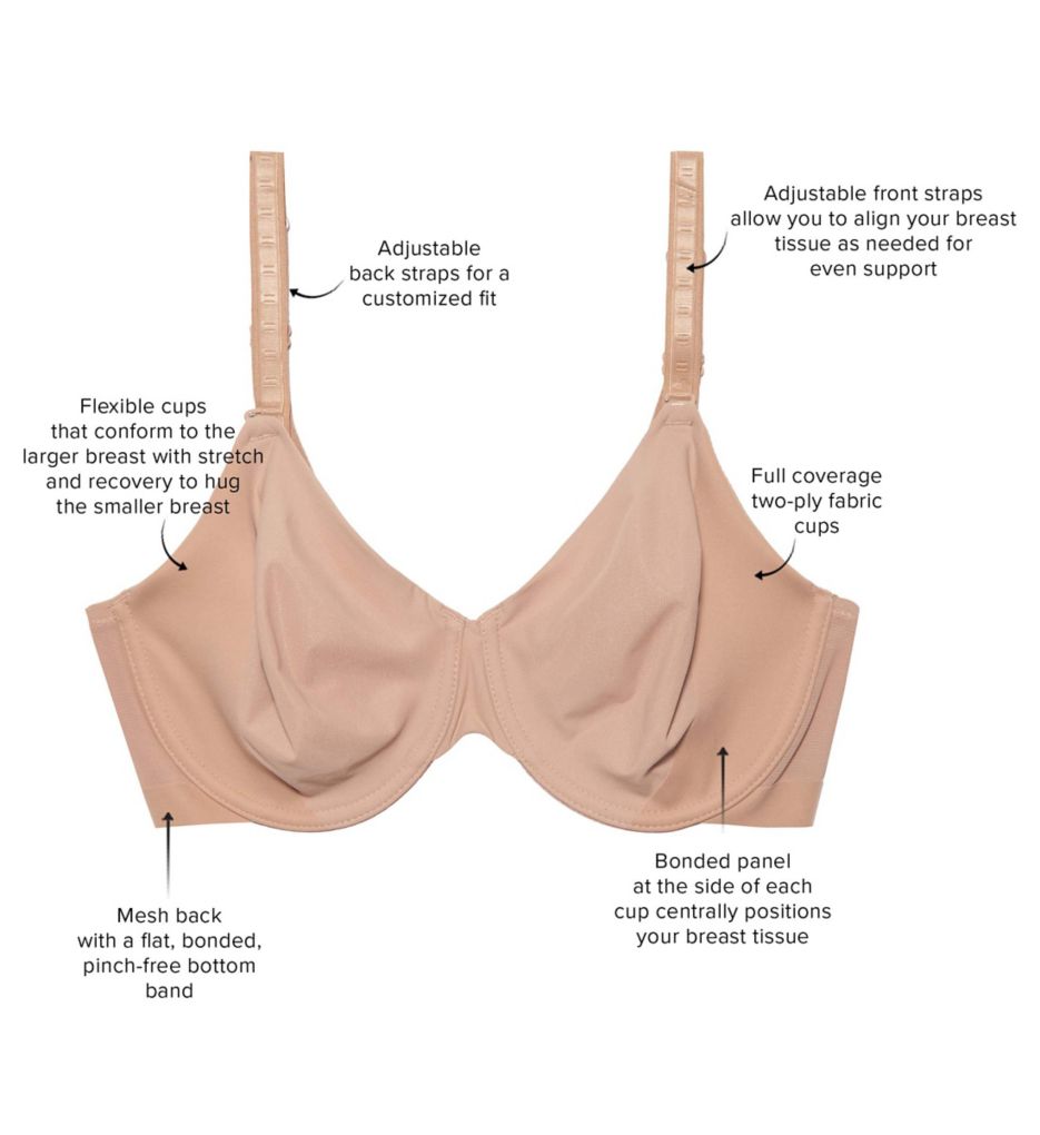 Shape Revelation Uneven Underwire Bra