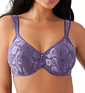 Awareness Full Figure Seamless Underwire Bra Grape Compote 32D