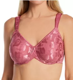 Awareness Full Figure Seamless Underwire Bra Rose Wine 38C