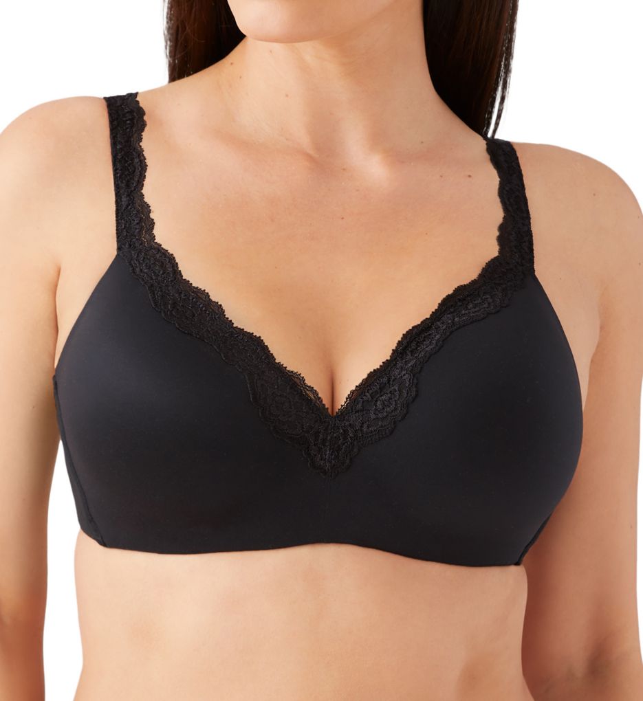 Wacoal Side Shape Padded Wired Full Coverage Shaping T-Shirt Bra - Black