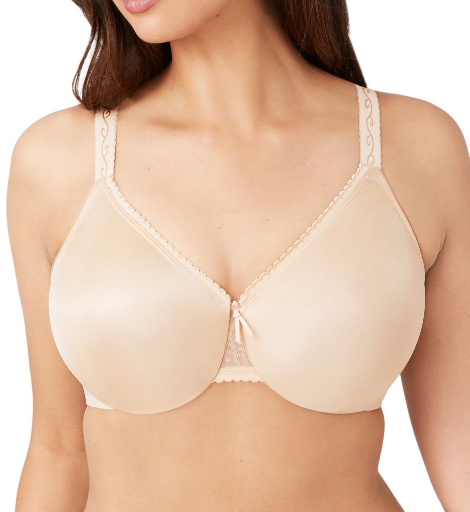Wacoal Bra 38DD Wire Free Unlined Adjustable Strap T-Shirt Full Coverage  85226