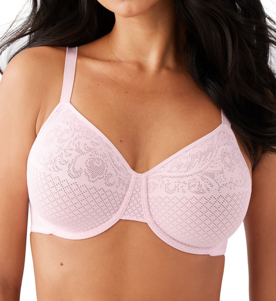 Wacoal Women's Visual Effects Minimizer Bra in Pink | Plus Size 34D | HerRoom.com