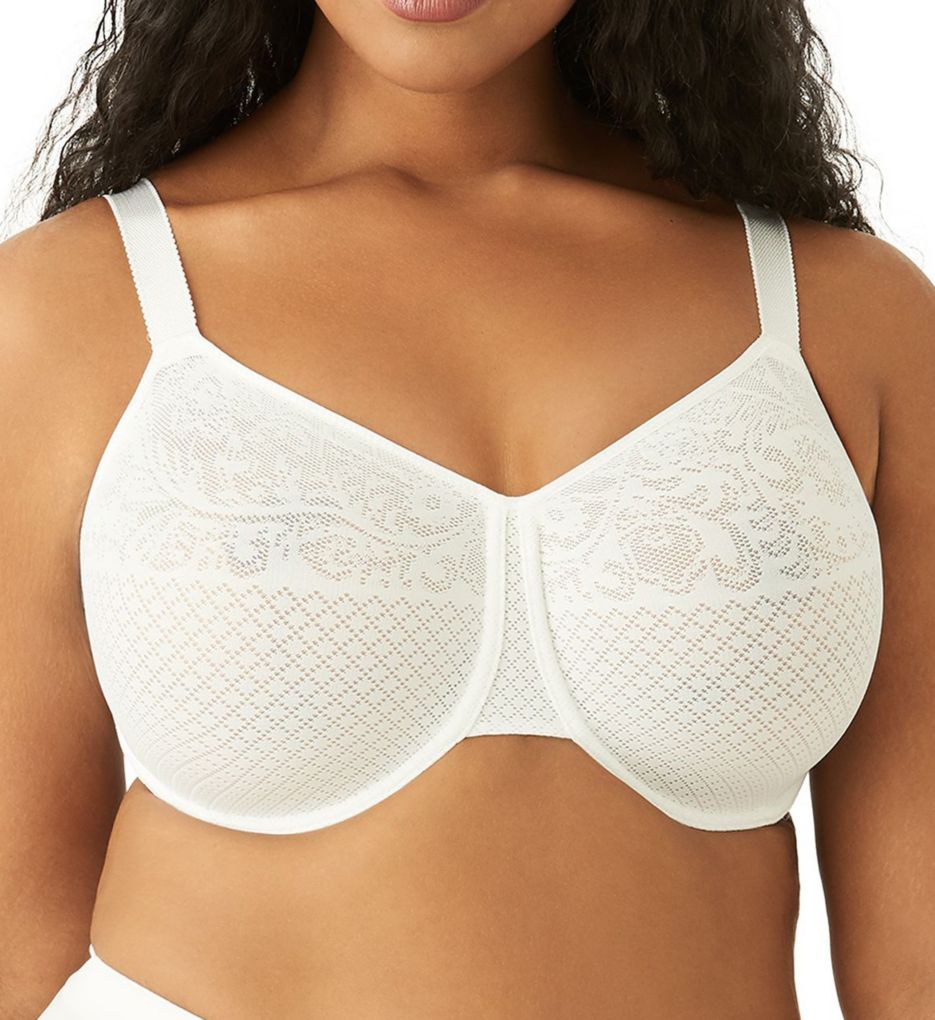 Buy Wacoal Visual Effects Non-Padded Wired Full Coverage Minimiser Everyday  Comfort Bra - Beige (42D) Online