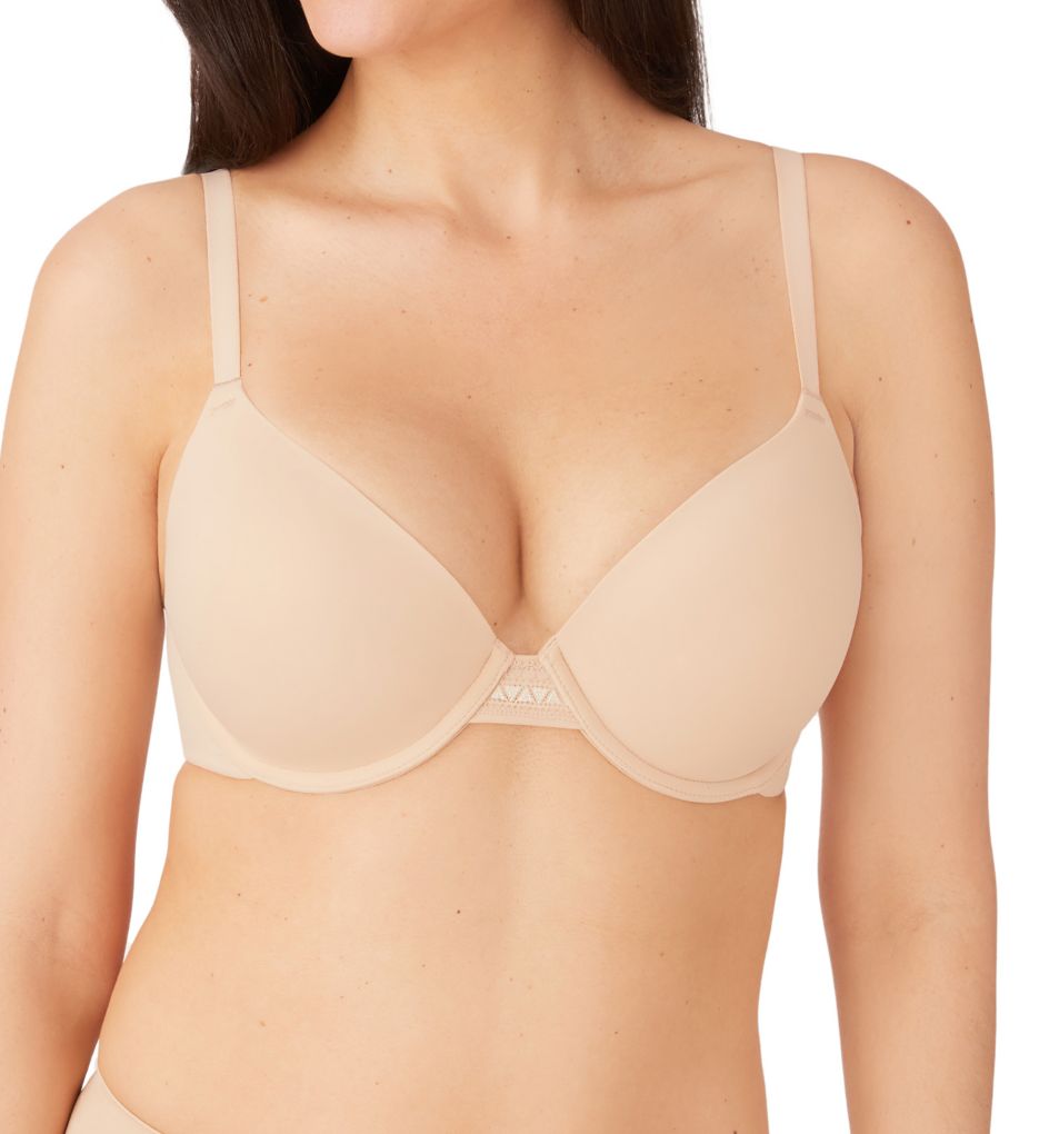 Beige Corset Strapless Sticky Push Up Bra Balconette Push Up Bra N