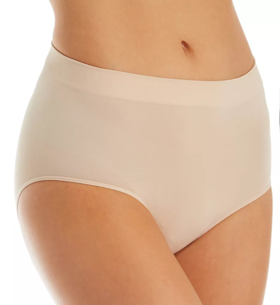 B Smooth Brief Panty - 3 Pack Natural Nude/Black S