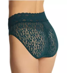 Halo Lace Hi-Cut Brief Panty Dark Sea M