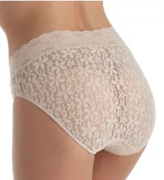 Halo Lace Hi-Cut Brief Panty Sand S