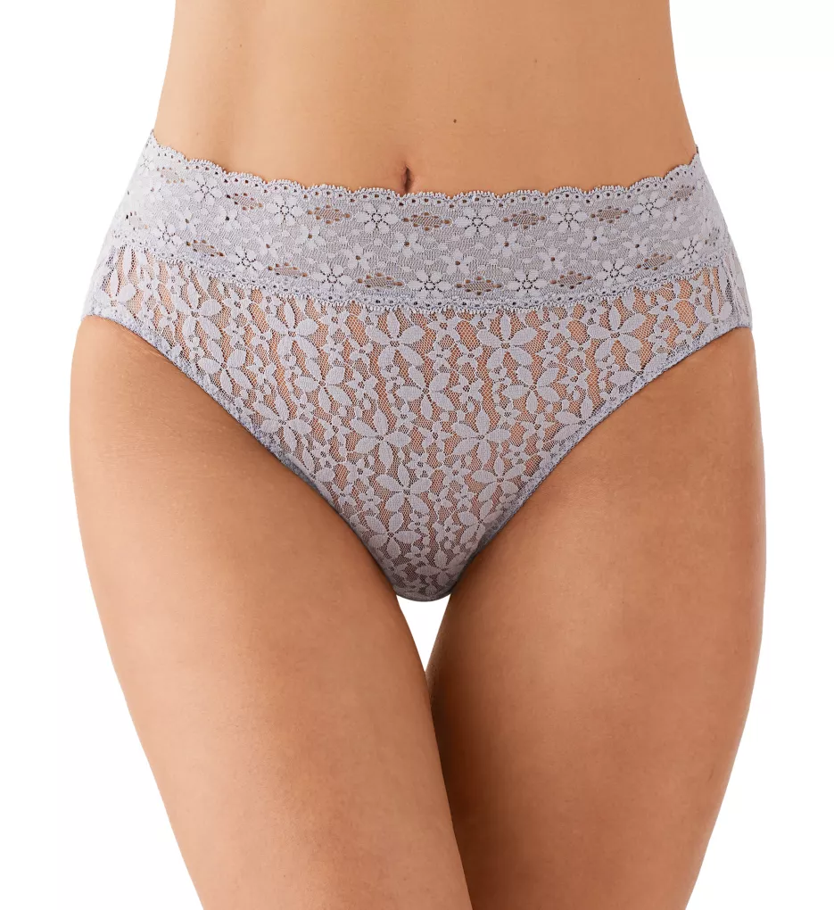 Wacoal 871374 Bluestone B-Smooth Seamless Hi Cut Brief with Lace –