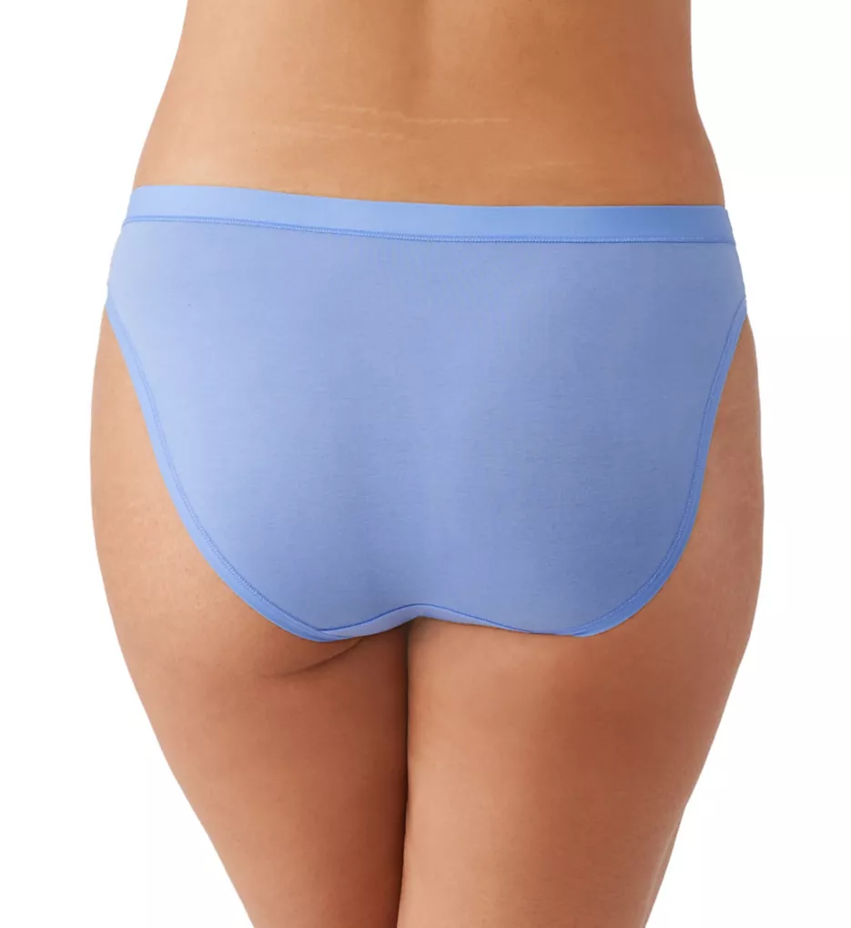 Understated Cotton Bikini Panty Blue Hydrangea M