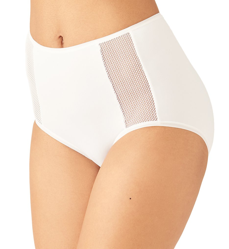 Wacoal >> Wacoal 870378 Keep Your Cool Brief Panty (White XL)