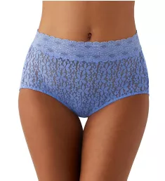 Halo Lace Full Brief Panty Blue Hydrangea S