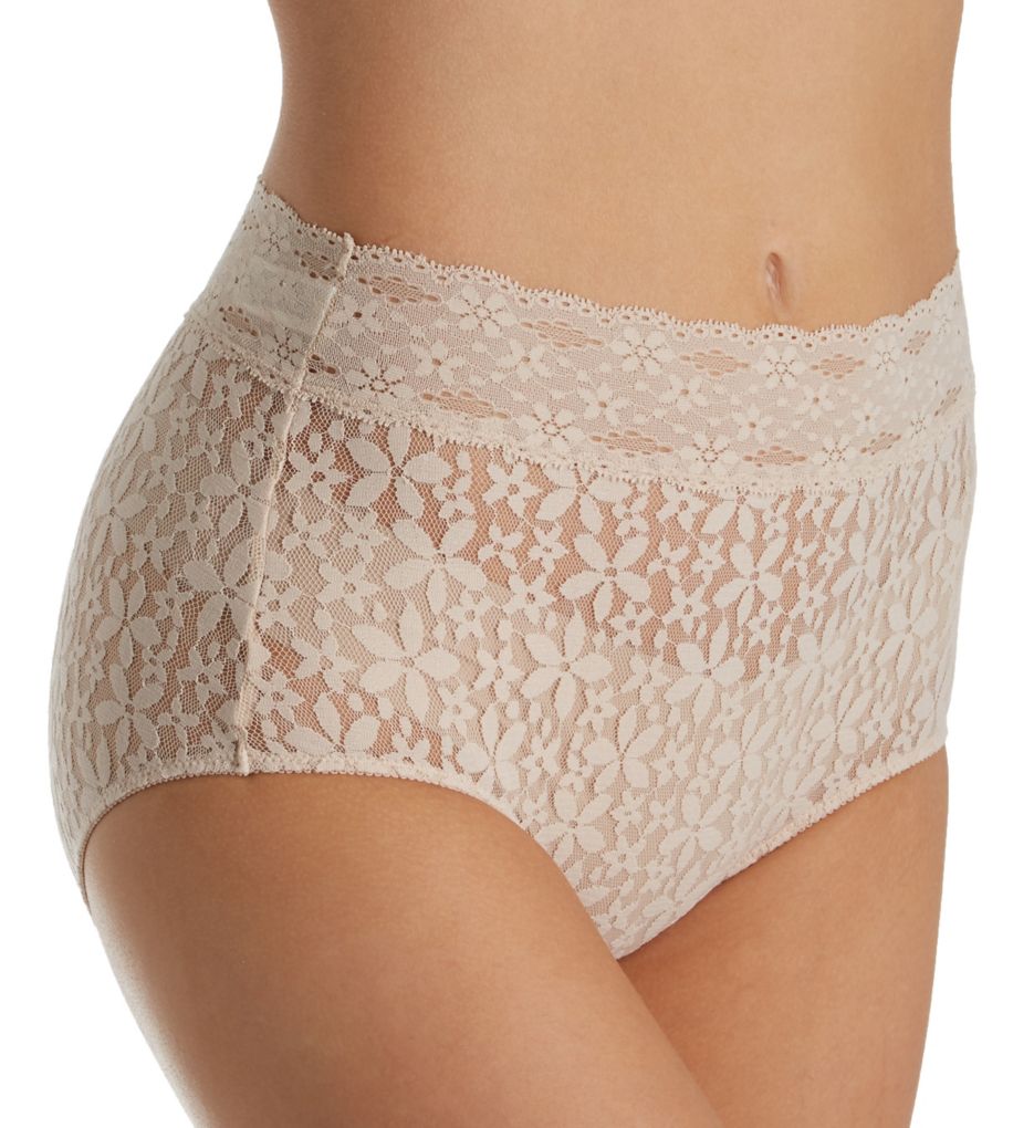 Wacoal - Wacoal 870405 Halo Lace Full Brief Panty (Nude XL)