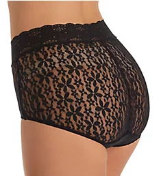 Halo Lace Full Brief Panty Black S