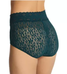 Halo Lace Full Brief Panty Dark Sea S