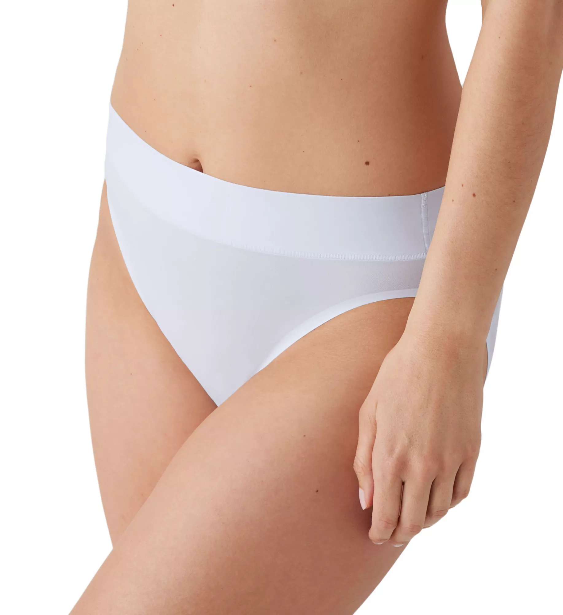 Understated Cotton Wacoal Womens B-Smooth 3 Pre-Pack Hi-Cut Brief Pant - Tamaño Cotton Briefs