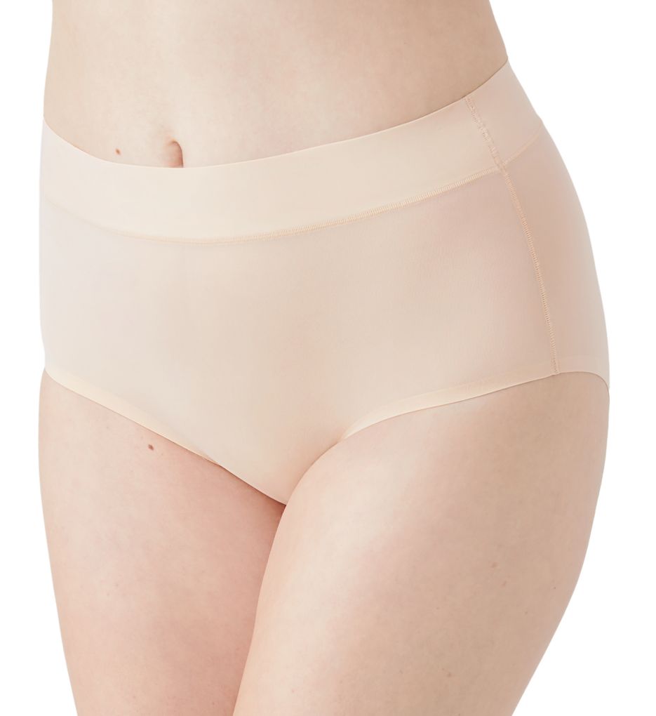At Ease Brief Panty Sand M by Wacoal