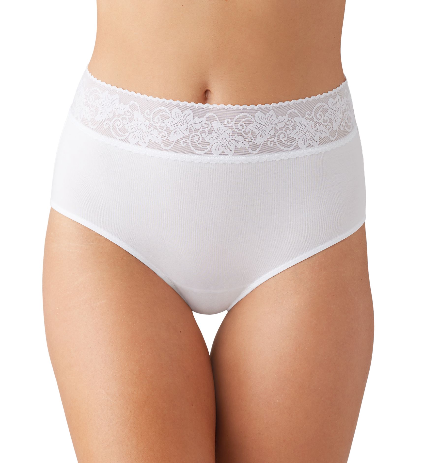 Wacoal Comfort Touch Brief Panty White M  - Image 1