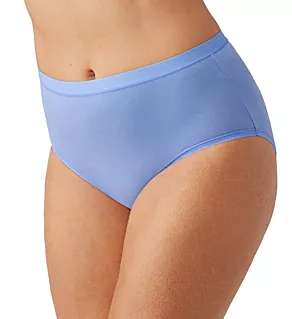 Understated Cotton Brief Panty Blue Hydrangea M