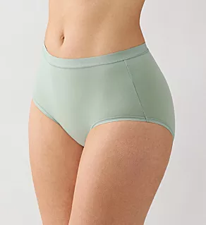 Understated Cotton Brief Panty Iceberg Green XL