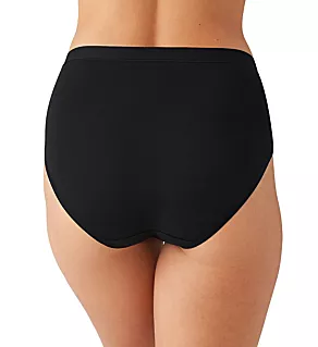 Understated Cotton Brief Panty Black S