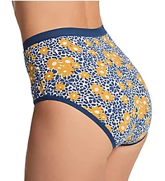 Understated Cotton Brief Panty Deco Floral L