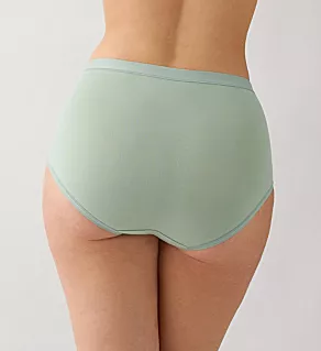 Understated Cotton Brief Panty Iceberg Green XL