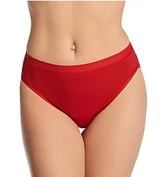 Understated Cotton Hi Cut Panty Barbados Cherry S