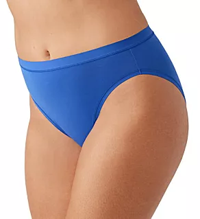 Understated Cotton Hi Cut Panty Beaucoup Blue 3X