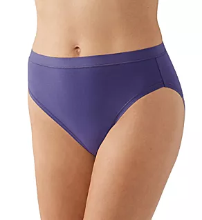 Understated Cotton Hi Cut Panty Skipper Blue S