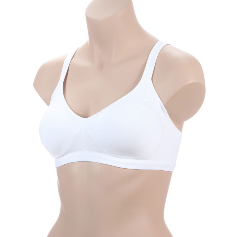 Warner's, Intimates & Sleepwear, Warners Easy Does It No Dig Wirefree  Contour Crop Top Bra White Rm91a