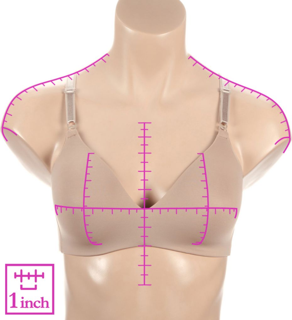 Warner's Womens No Side Effects® Wire-Free Bra 1056 