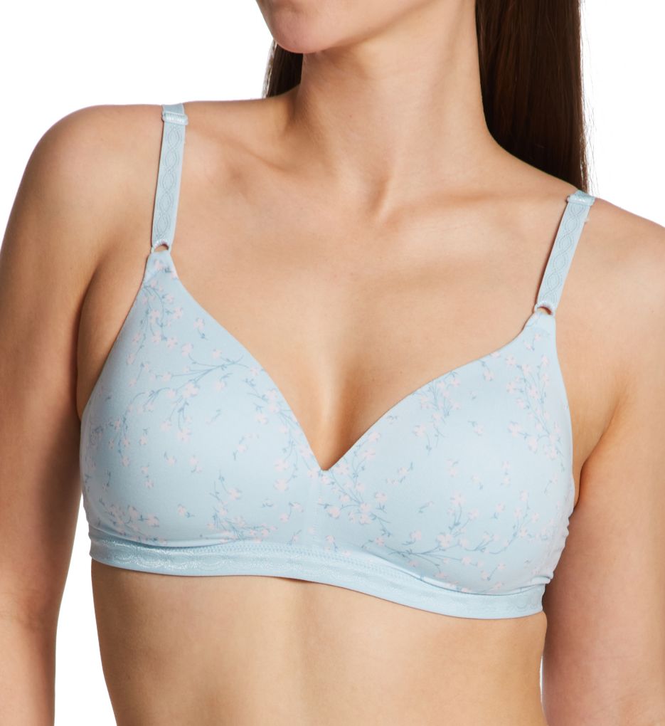 Women's Warner's RO5691A Cloud 9 Wire Free Triangle Bra (Black 38D) 