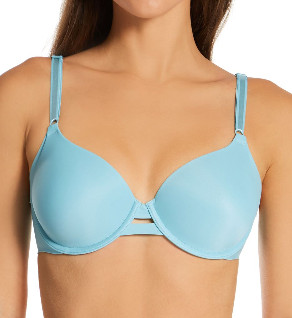 Warners (2516930) -- Warners 1356 No Side Effects Underwire Contour Bra (Marine Blue 40D)