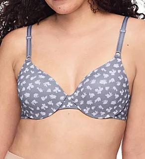 This is Not a Bra Tailored Underwire Contour Silver Shadow Ditsy 34B