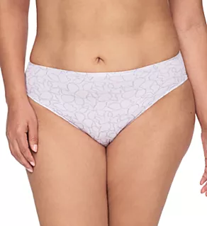 So Stretchy, So Good- Hi Cut Panty Haze Chalk Floral 3X