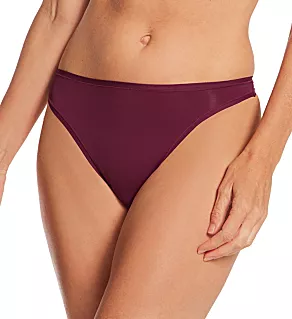 So Stretchy, So Good- Thong Panty Burgundy 2X