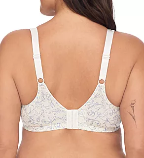 Signature Support Satin Underwire Bra Ivory Mist Ink Floral 42DDD