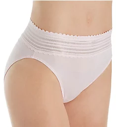 No Pinching. No Problems. Hi-Cut Brief with Lace Pale Pink S