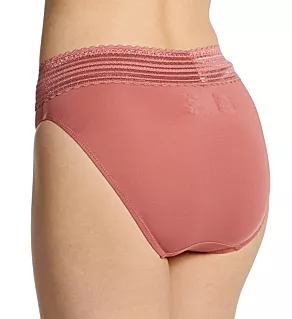 No Pinching. No Problems. Hi-Cut Brief with Lace Lipstain XL